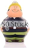 SQUEEZIES Feuer Bert - Der Stresslöscher - lustiges Geschenk für alle Feuerwehren