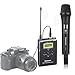 Produktbild Saramonic UwMic15A Professionelles tragbares drahtloses UHF-Handmikrofonsystem für DSLR Kameras/Videokameras, kompatibel mit Canon/Nikon/Sony/Panasonic/BlackMagic/Zoom/Tascam