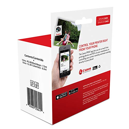 Canon 3725C006 Pg-260 / Cli-261 Genuine Ink Value Pack  thumb #3