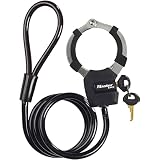 Master Lock Kabelschloss mit Schlüssel, 1 m, Ideal für Scooter Roller, Fahrrad, Kinderwagen, Sportausrüstung