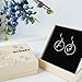 WLWDBY Handmade Galaxy Ear Hooks - Handcrafted Planet Design with Metal Star Tracks, Creative Jewelry for Women, Unique Gift for Astronomy Lovers