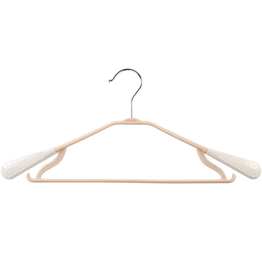Non-Slip Hanger Plastic Standard Hanger Invisible Hanger Wide Shoulder Strap Hook Suitable for Daily Life (White)