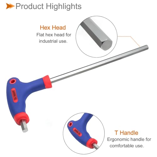 VOLO Two Way Hex Allen Keys Set with Handle, 8 Sizes - Image 4