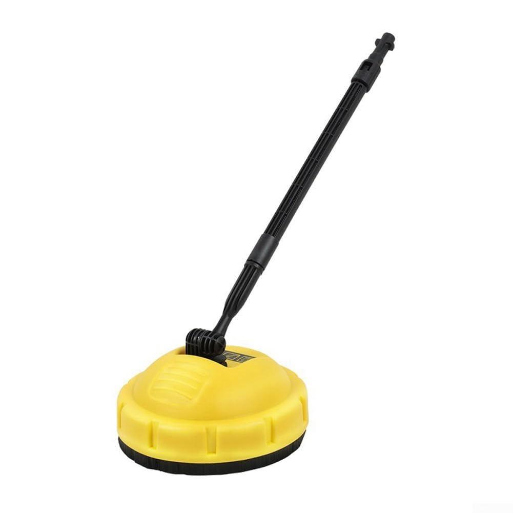 Power Washer Rotary Brush Attachment Cleaner For Patio Driveway Deck Cleaning With Extension Handle