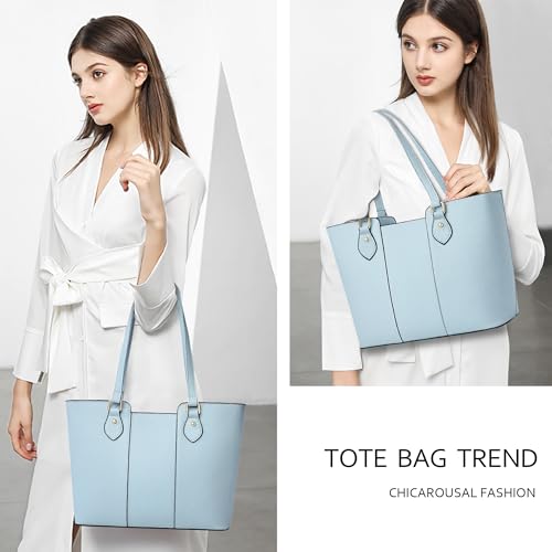 Image of CHICAROUSAL Tote Handbags Purses for Women PU Leather Womens Shoulder Bag | Large Tote Bag for Women, Shoulder Purse, Vegan Leather Purses for Women, Women's Handbags