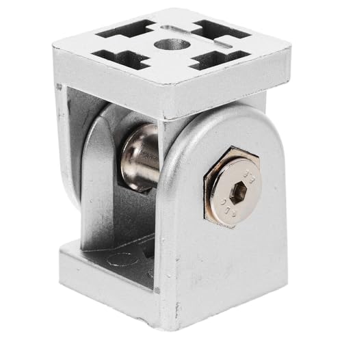Amosfun Aluminum Extrusion Profile Hinge Connector Adjustable Flexible Pivot Joint for Printer Accessories Angle Joint Fitting