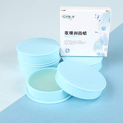 Nuobesty 2Pcs Fingertip Moisteners Money Counting Wax For Better Grip, Counting Papers, Dollar Bills, Documents 22G #TOP4