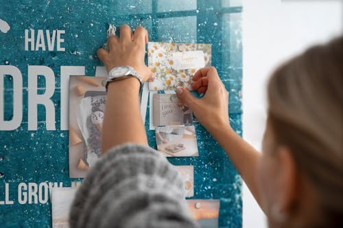 Tableau magnétique verre trempé effaçage facile pour planification propre - 6