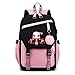Tasche im günstig Kaufen-WKxinxuan Demon Slayer Rucksack, Anime Rucksack, Kawaii Schultasche, Kids Backpack Girl, Wasserabweisend mit Verstellbare Träger 17inch