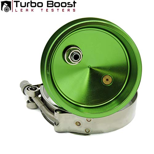 4" Inch Turbo Boost Leak Tester - Leak Detector - 6061 Billet Aluminum - 30 Psi - Check Test Intake Charge Pipe Pressure Leaks - Includes Both Tire And 1/4" Air Fititng #TOP4