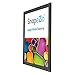 SnapeZo Poster Frame 36x48 Inches, Black 1.7 Inch Aluminum Profile, Front-Loading Snap Frame, Wall Mounting, Wide Series