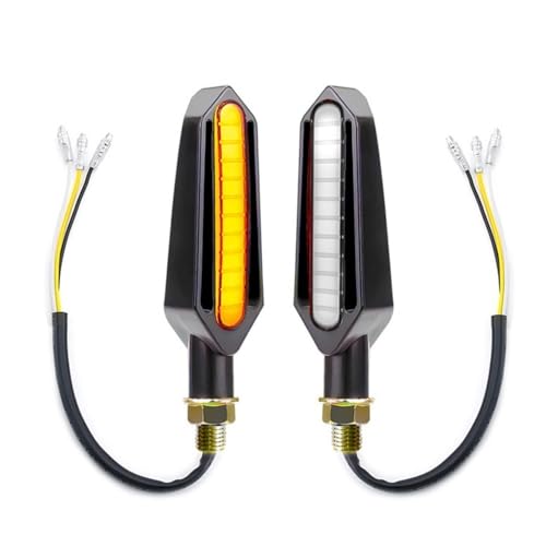 Clignotant moto LED universel pour rouler de nuit en sécurité avec feu stop rouge