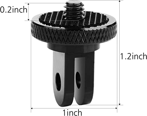 Image of SHOPEE 2PCS Tripod Mount Adapter, Camera Mount Adapter, 1 /4 inch -20 Tripod Adapter Compatible with Gopro Hero Sony Xiaomi yi Sjcam Action Cameras and Other Standard 1 /4 Accessories
