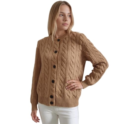 SHABADUER Women's Cashmere and Merino Wool Blend...