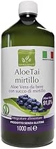Benessence - Aloe Vera Juice with Blueberry - Detox Action, Improves Microcirculation - 1000 ml