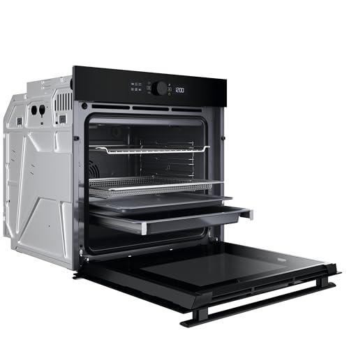 Foto von Bauknecht BBI4S8HM1SK Einbau-Backofen, 60 cm, 73 l Garraum, Heißluftbackofen mit 15 Funktionen, AirFry-Funktion, PowerHeißluft, 310 °C Pizzafunktion, Multi-Level-Kochen, Schwarzglas