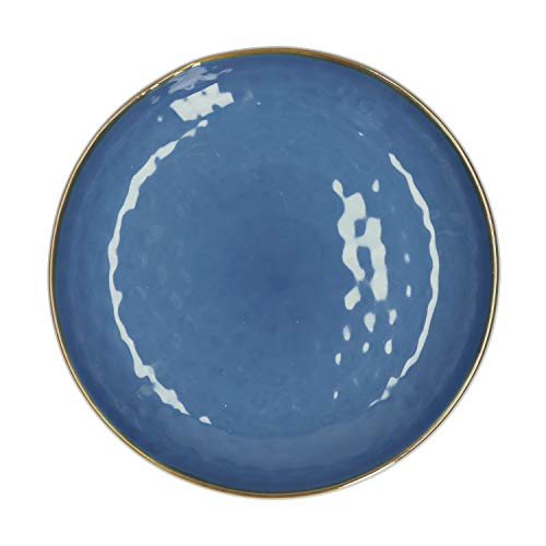 Rose & Tulipani - Gourmet Bowl Set Da 1 Pz - Linea Concerto Blu Avo, Stoneware - Ciotole Cucina - Stoneware - 30Xh4,5 Cm