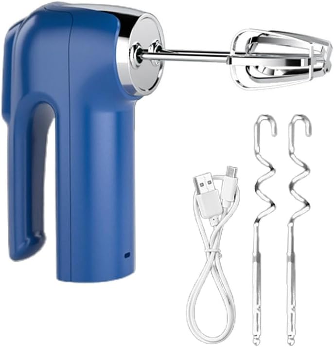Handheld Food Blender Smasll Electric Egg Beater 3 Speeds Adjustable Cream Mixer Whipping Machine Double-Head Egg Whisk