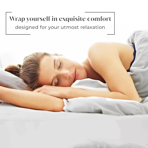 Image of Luxury Bamboo Market | King Envelope Pillowcase Set | 100% Viscose Made from Bamboo | Organically Grown | Ultra Soft | Cooling | 2pcs [Dove Grey]