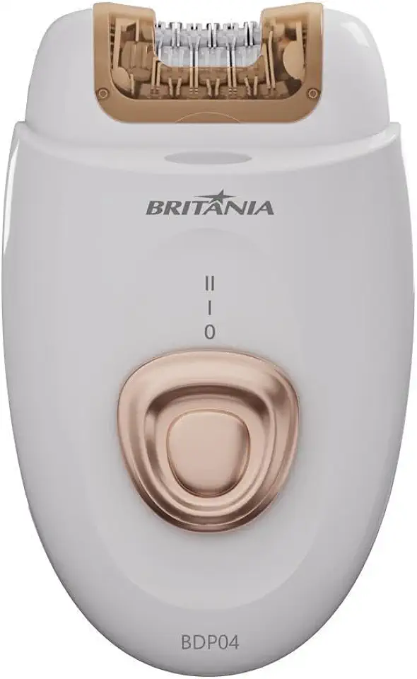 Depilador de Pelos Britânia 4 Acessórios BDP04 5W Branco e rose Bivolt
