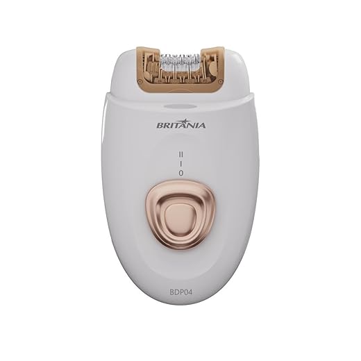 Depilador de Pelos Britânia 4 Acessórios BDP04 5W Branco e rose Bivolt