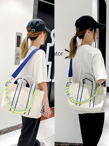 Image of Leopard Print Tote Bag for Women Everyday Work Cheetah Tote Canvas Shoulder Bag with Multiple Pockets for Travel Daily Use