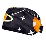 Gorra de trabajo con banda para el sudor: la banda protectora para el sudor en la frente puede absorber el sudor, lo que mantiene tu cabeza seca. Llevarlo todo el día te hará sentir cómoda.