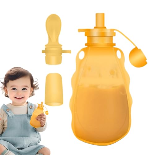 Bolsas de almacenamiento de leche materna, 200ml silicona a prueba de fugas reutilizable diario requerido, almacenamiento de leche materna, para matraces de alimentación de refrigerador recoger