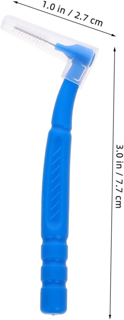 WOONEKY Toothbrush Firm Bristles Interdental Brush for Portable Oral Interdental Toothbrush Cleaning Brush Set