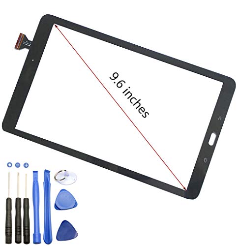 Eaglewireless Grey T560 Front Panel Touch Screen Digitizer Replacement for Samsung Galaxy Tab E 9.6 SM T560 T560 with Pre-Installed Tape on