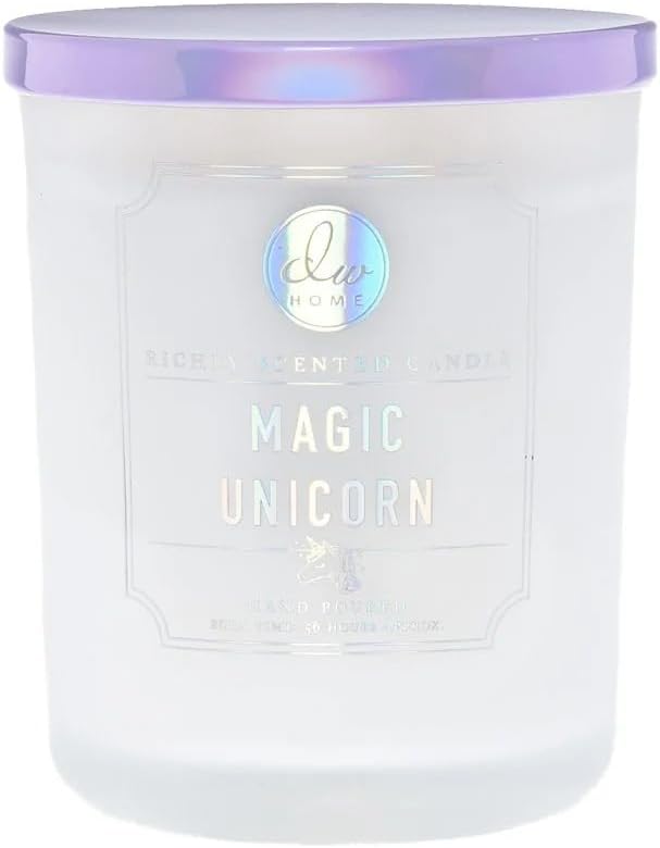DW Home Magic Unicorn Scented Candle for Home, 15 oz, Large Double Wick Candle Jar, Up to 56H Burn Time, Luxury Scented Candle for Relaxation, Gifting, Home Décor