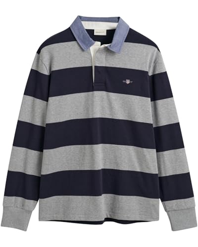 Rugger T-Shirt Homme Gant en coton chambray lourd haut de gamme