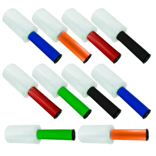 Filme Stretch 100mm com Cabo (Caixa com 10 Rolos) - Embalagem Premium para E-Commerce