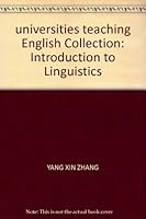 universities teaching English Collection: Introduction to Linguistics 7040159872 Book Cover