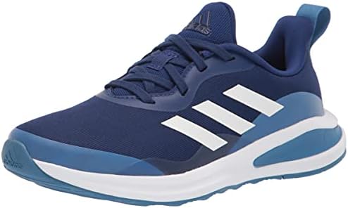 adidas Fortarun Running Shoe, Victory Blue/White/Focus Blue, 4 US Unisex Big Kid