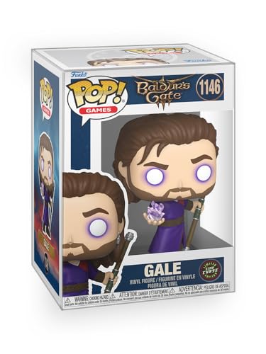 Epic Collectibles Pop Games: Baldur's Gate 3 - Gale Glows in The Dark (Chase Variant) Vinyl Figure Included with Box Protector Compatible for Funko
