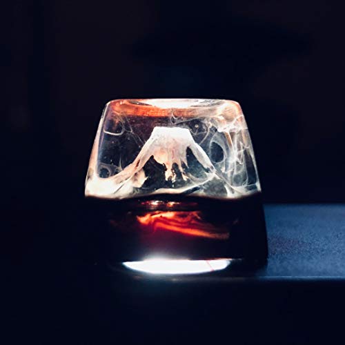 Image of Transparent Keycap Fog Style Mountain Keycap for MX Mechanical Keyboard Unique Gifts for Friends