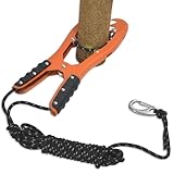 Antidious Kayak Brush Gripper, Kayak Anchor Grip with 16.4ft Paracord and Snap Hook to Anchor Float, Canoe, Boat for Fishing Boating Camping (1PACK, Orange)