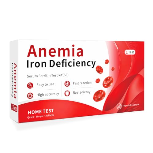 Iron Deficiency Test kit for Children and Adults, Rapid Home Test Quick Response and Accurate Results. Suitable for Both.