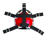 A&R Sports Open Back Goalie Helmet Harness - Black