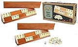 im Kartonbox Okey Takimi Cafe Holz Ahsap Rummy Set mit Melamin Steine und Beutel Echtholz Takımı