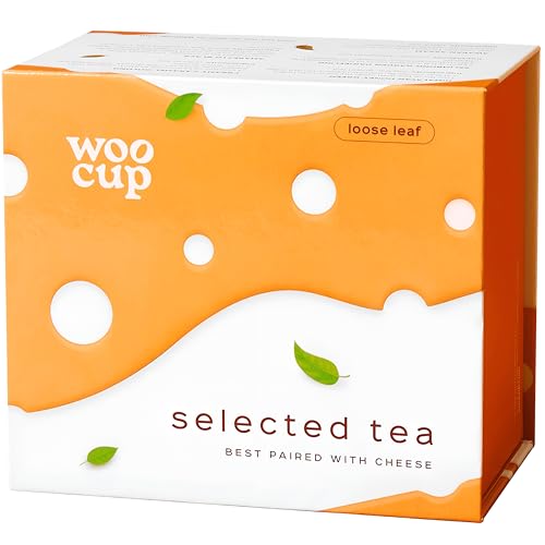 Woocup Tea Variety Pack, Loose Leaf Tea Sampler for Pairing with Cheese (5 oz, 50 Servings) - 5 Assorted Tea Bags Variety Pack, Non GMO image 4