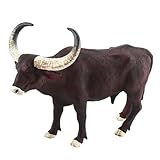 【Modèle de vache réaliste】 Le jouet de figurine de vache est un excellent modèle pour apprendre et enseigner à vos le taureau, car il est vraiment dû à un travail et à des détails parfaits.