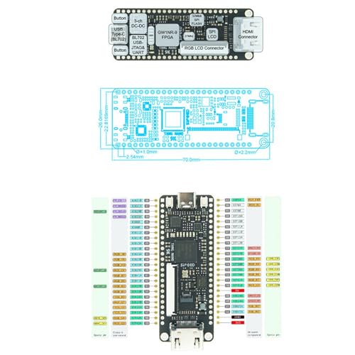 Nano 9K FPGA GW1NR-9 RISC-V lot de 2 cartes de développement pour vos projets électroniques - 5
