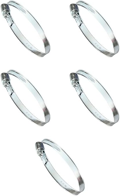 Sanifri 470010480 Hose Clamp W1 DIN 3017 Width 9 mm Clamping Diameter 80-100mm Set of 5