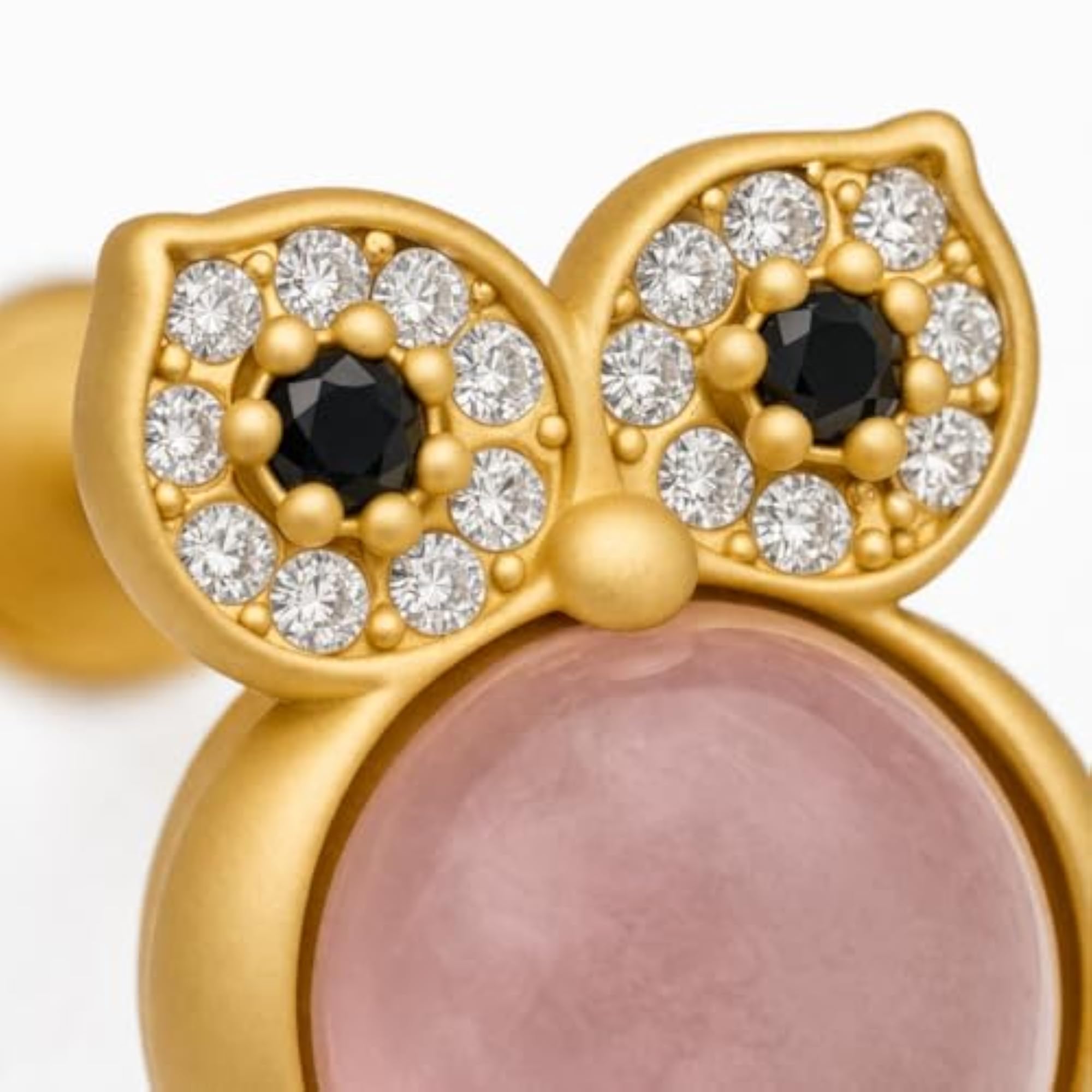 Owl Shaped Stud Earrings in 925 Sterling Silver, Casual Wear Gift