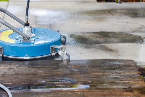 Pressure-Pro 18" Surface Cleaner for Pressure Washer – 4500 PSI, 5 GPM, 180°F Hot Water Rated, 3/8" Quick Connect, Dual Handle w/Wheels, Commercial Driveway & Patio Cleaner by Pressure-Pro - Used condition - US$204.18