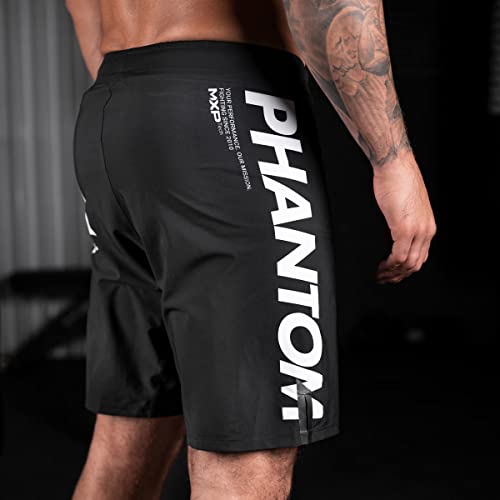 Foto von Phantom MMA Short Flex S | Fight, MMA, Boxen, Muay Thai | Box-Shorts Kurz Herren - Team, Schwarz