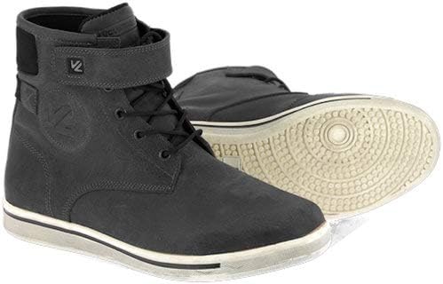 VQuattro X Street オートバイシューズ ライディングシューズ レザー ライダー バイク かっこいい (46 ブラック