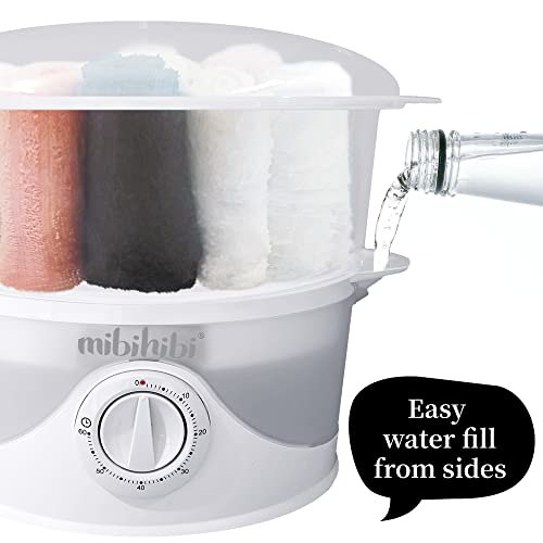 New 2023 Personal Household Use Moist Towels Steamer And Warmers - Holds 15 Moist Towels, Ready In 10-15 Mins, 60 Mins Auto Off Timer, Power Light. Facials | Pedicures | Manicures. 800 Watts #TOP6